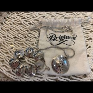 Brighton Large Circle Necklace and Bracelet